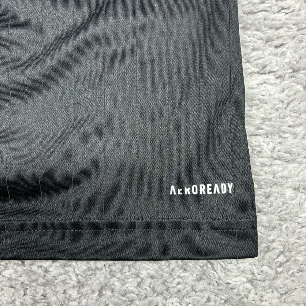 Adidas Jersey Mens Small Soccer Jersey Classic Black White Aeroready Performance